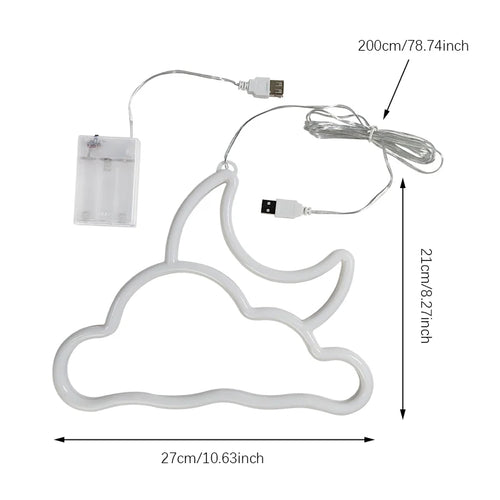 Moon Neon Signs Light