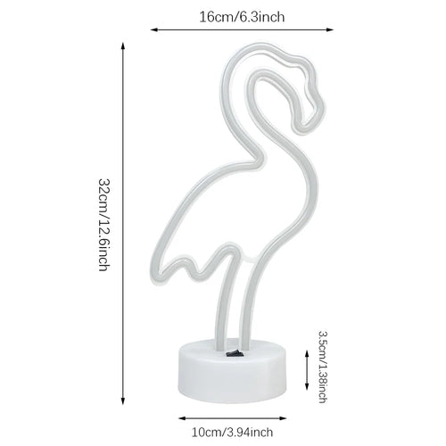 Noctua Glow™ Flamingo Neon Light – Soft Pink Ambient Glow for Aesthetic & Cozy Spaces